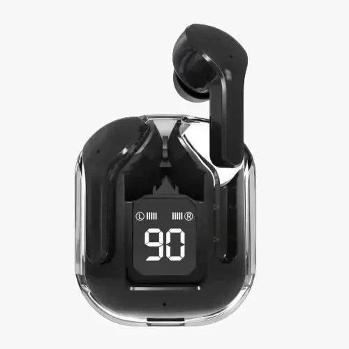 Air31 Earbuds Wireless Crystal Transparent Body | Air 31 Bluetooth Earbud With Pouch Stile Gadget