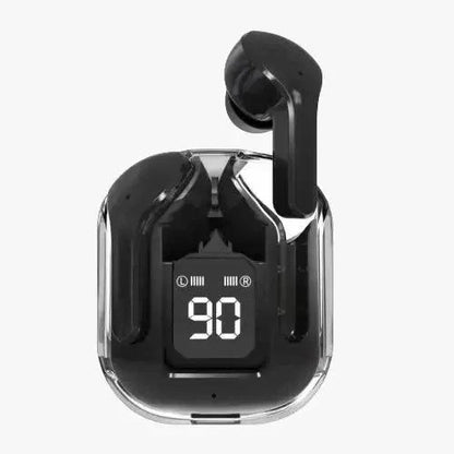 Air31 Earbuds Wireless Crystal Transparent Body | Air 31 Bluetooth Earbud With Pouch Stile Gadget
